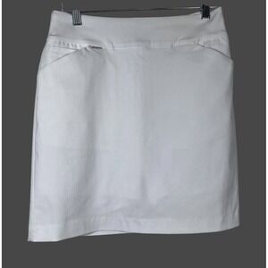NWT EP NEW YORK Sz S Skort White Tech 17.5" EPNY Skirt Golf Tennis Pickleball